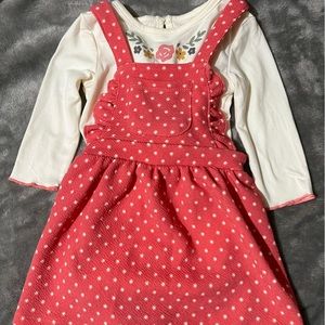 Baby Dress with Onesie- 6 months